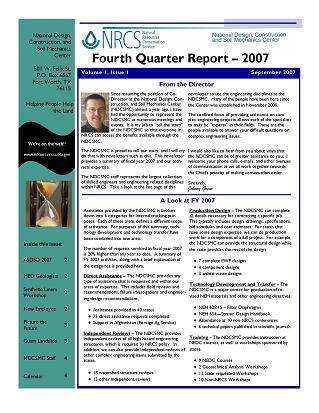 PICTURE OF NDCSMC NEWSLETTER