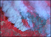 Basin Complex Fire Near Big Sur, California 