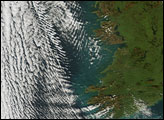Complex Clouds off Ireland