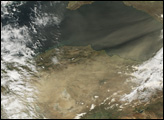 Dust over the Mediterranean and Turkey