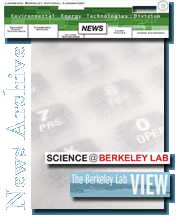 Mastheads for the Environmental Energy Technologies Division Newsletter, Science@Berkeley, The Berkeley View and LBNL News Archives; telephone keypad