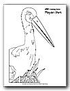 Stork  coloring page