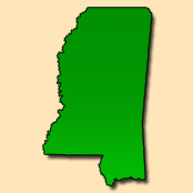 Image: Mississippi state map