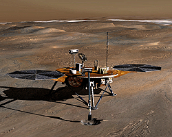 Image of the Phoenix Mars Lander spacecraft