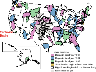 National Water-Quality Assessment Study Units