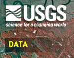 USGS Logo and Data Heading centered over May River image navigation bar