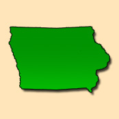 Image: Iowa state map