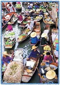 Photo of boats carrying food