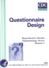 Module 4: Questionnaire Design