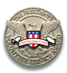 Picture of Silver President's Volunteer Service Award Pin
