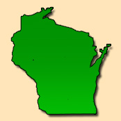 Image: Wisconsin state map