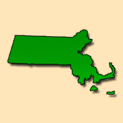 Image: Massachusetts state map