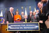 President Bush signing the Energy Independence And Security Act of 2007