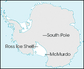 Map of Antarctica