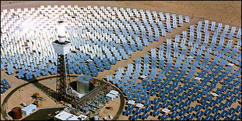 Photograph of Solar Power Plant