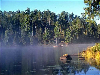 Photograph of a 
Pristine Lake in the Boundary Waters