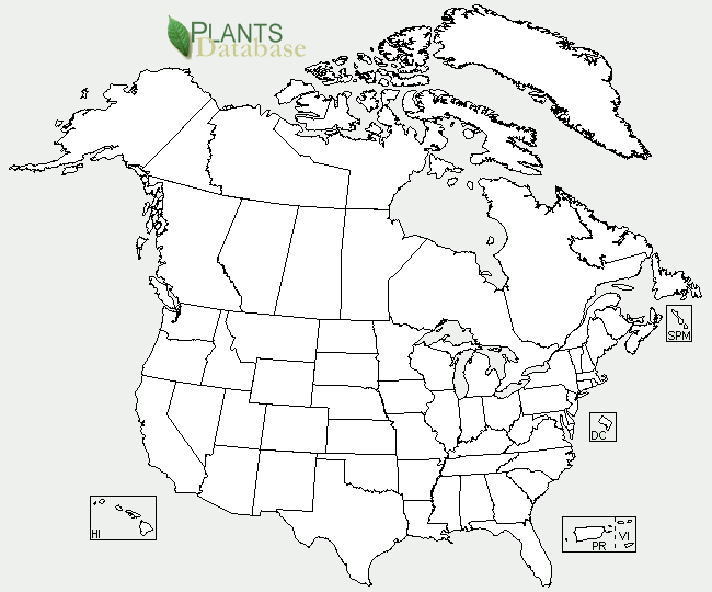 Distributional Map for Maianthemum stellatum (L.) Link