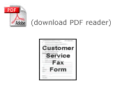 Customer Service Fax Form