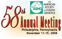 58th Annual ASHG Meeting