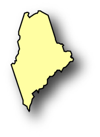 Maine State Outline