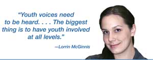 photo of Lorrin McGinnis, an advocate of youth involvement in their own treatment