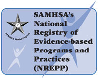 SAMHSA's National Registry of Evidence-based Programs and Practices (NREPP) logo
