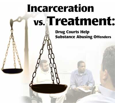  Incarceration vs. Treatment: Drug Courts Help Substance Abusing Offenders