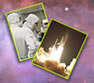image of man and shuttle - link to SM4 multimedia page