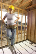 Photo of a female construction worker