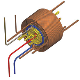 Illustration of the prototype insert coil for the 100-tesla multishot.