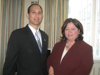 May 6, 2008 – Deputy Secretary Troy meets with the Honorable Mary Harney, T.D., and Minister for Health and Children, Republic of Ireland. They discussed electronic health records, value driven health care, patient safety and other key issues.