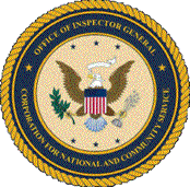 Seal of the Corporation for National and Community Service Office of Inspector General