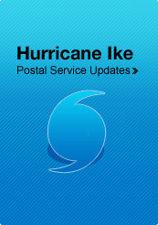 Hurricane Ike  Postal Service Updates >