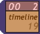 Graphical timeline icon