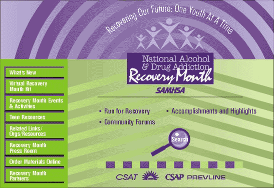 Recovery Month Homepage