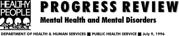 Banner: Progress Review: Mental Health and Metal Disorders