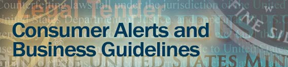 Consumer Alerts and Business Guidelines