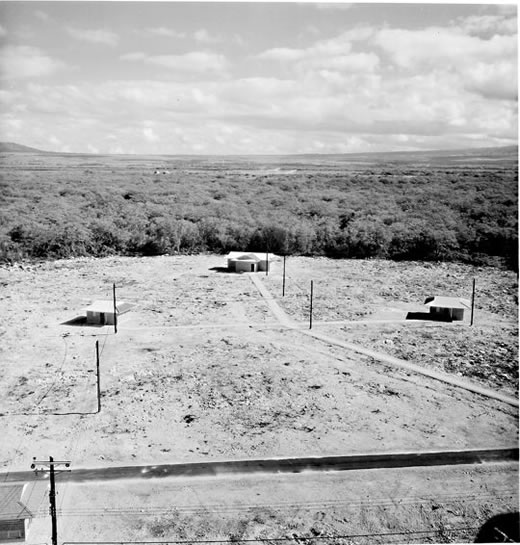 The Honolulu Magnetic Observatory site in 1960.