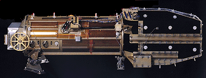 [image of SOHO EIT telescope
			without thermal insulation]