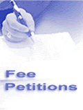Picture of an attorney signing a Fee Petition