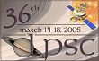 36th LPSC Logo