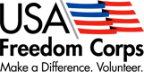 USA Freedom Corps.  Make a Difference.  Volunteer.