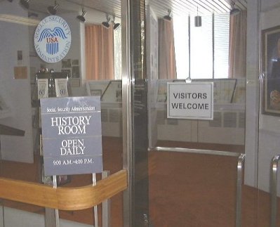 History Room entrance