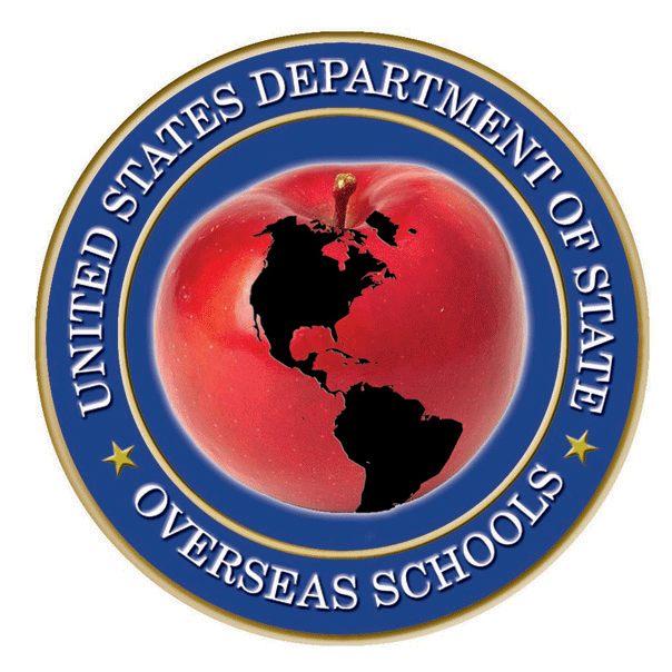 An Apple - Logo of the Office of Overseas Schools