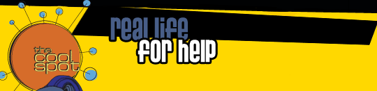 For Help title with The Cool Spot Logo
