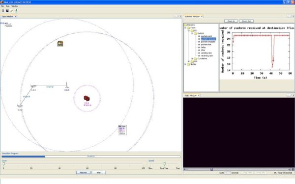 Screenshot of the simulation and visualization tool