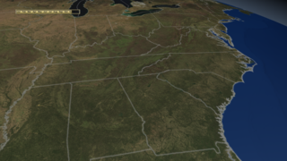 This animation shows how the landcover changes with the seasons as we fly over the Eastern United States, from Florida to Maine. This version is in HD widescreen format and has light-colored state boundaries.