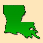 Image: Louisiana state map