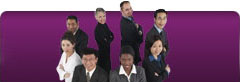 Links to Recruit Top Talent section. Image: A group of potential job applicants.