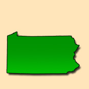 Image: Pennsylvania state map